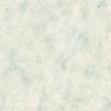 Seabrook Wheatstone Faux Teal And Off-White Wallpaper