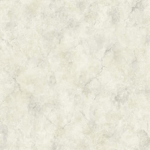 Seabrook Wheatstone Faux Gray And Off-White Wallpaper