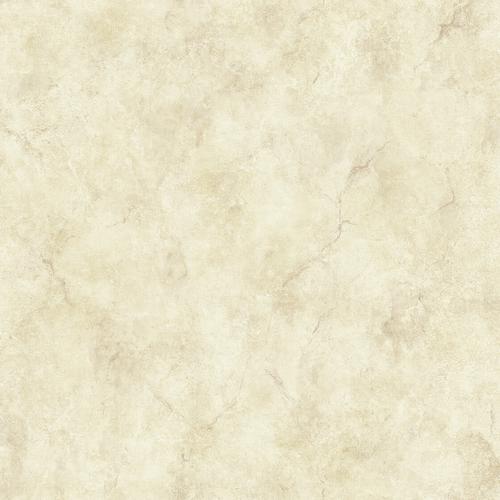 Seabrook Wheatstone Faux Tan And Off-White Wallpaper