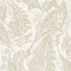 Seabrook Glisten Latte And Off-White Wallpaper