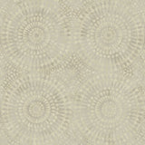 Seabrook Glisten Circles Trout And Gray Wallpaper