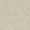 Seabrook Glisten Circles Trout And Gray Wallpaper