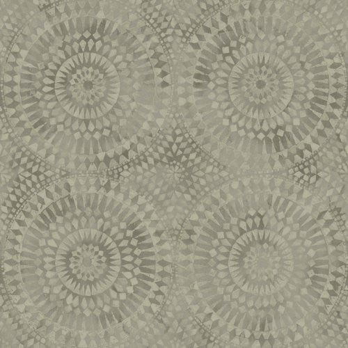 Seabrook Glisten Circles Charcoal Wallpaper
