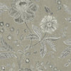 Seabrook Shimmer Dried Thyme And Black Wallpaper
