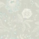 Seabrook Shimmer Light Gray And Baby Blue Wallpaper