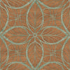 Seabrook Patina Copper And Sage Wallpaper