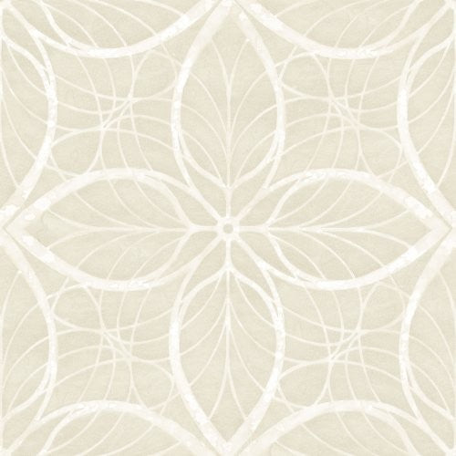 Seabrook Patina Light Gray And White Wallpaper
