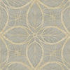 Seabrook Patina Gray And Gold Wallpaper