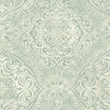 Seabrook Palladium Metallic Gold And Teal Wallpaper