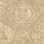 Seabrook Palladium Metallic Gold And Taupe Wallpaper