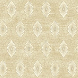 Seabrook Palladium Medallion Metallic Gold And Off-White Wallpaper