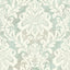 Seabrook Shimmer Damask Powder Blue And Off-White Wallpaper