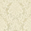 Seabrook Shimmer Damask Buff And Off-White Wallpaper