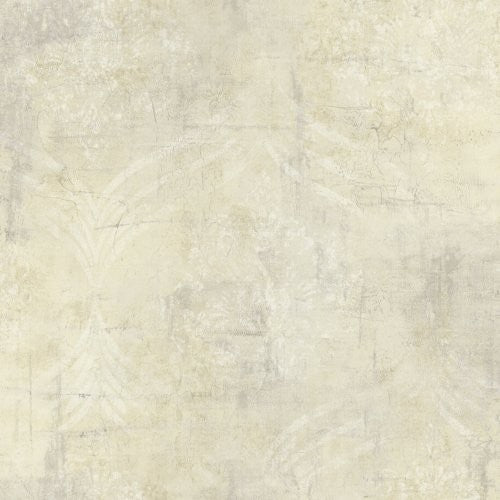 Seabrook Brilliant Ogee Metallic Gold, Gray, And Off-White Wallpaper