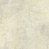 Seabrook Brilliant Ogee Metallic Gold, Gray, And Off-White Wallpaper