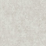 Seabrook Brilliant Scroll Steel Blue And Off-White Wallpaper