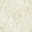 Seabrook Brilliant Damask Tan And Off-White Wallpaper