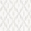 Seabrook Pomerelle Ikat Light Gray And Off-White Wallpaper