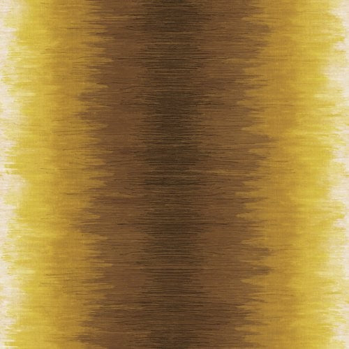 Seabrook Catamount Stria Metallic Gold And Chocolate Wallpaper