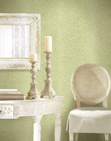 Seabrook Eaglecrest Moss And Off-White Wallpaper