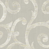 Seabrook Silverton Metallic Gold, Taupe, And Off- White Wallpaper