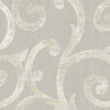 Seabrook Silverton Metallic Gold, Taupe, And Off- White Wallpaper