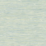 Seabrook Silverton Grass Teal And Metallic Gold Wallpaper