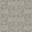 Seabrook Silverton Scroll Warm Bronze And Off-White Wallpaper