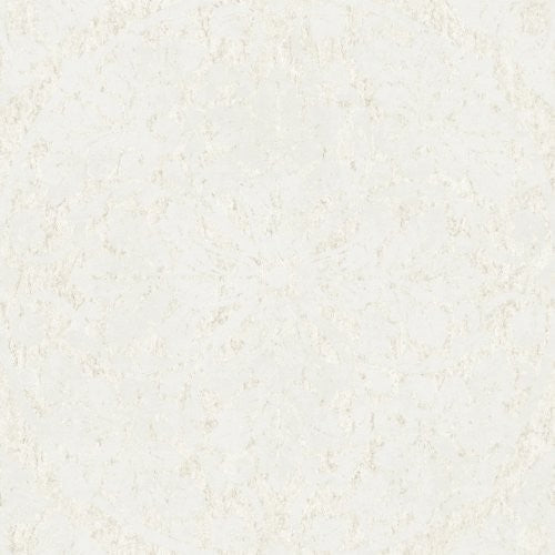 Seabrook Marquette Light Gray And White Wallpaper