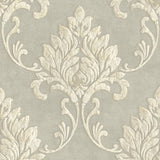Seabrook Telluride Natural Linen And Off-White Wallpaper