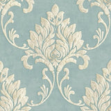 Seabrook Telluride Raindrop And Off-White Wallpaper