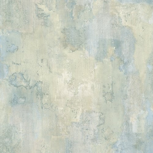 Seabrook Telluride Texture Sky Blue And Off-White Wallpaper