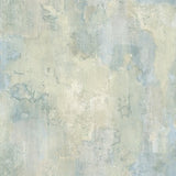 Seabrook Telluride Texture Sky Blue And Off-White Wallpaper