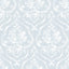 Seabrook Tamarack Light Teal And White Wallpaper