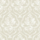 Seabrook Tamarack Latte And White Wallpaper