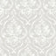Seabrook Tamarack Gray And White Wallpaper