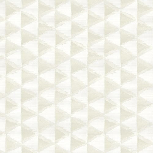 Seabrook Tamarack Geo Metallic Gold And White Wallpaper