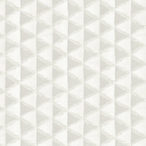 Seabrook Tamarack Geo Light Greige And White Wallpaper