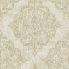 Seabrook Atelier Tan, Gold, And Off-White Wallpaper