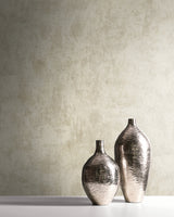 Seabrook Atelier Stucco Metallic Gold And Tan Wallpaper