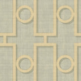Seabrook Adorn Geo Metallic Gold And Gray Wallpaper