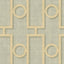 Seabrook Adorn Geo Metallic Gold And Gray Wallpaper
