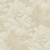 Seabrook Masquerade Metallic Gold And Off-White Wallpaper