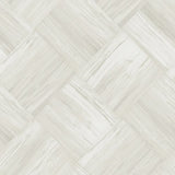 Seabrook Masquerade Weave Off-White Wallpaper