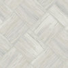 Seabrook Masquerade Weave Greige And Off-White Wallpaper