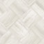 Seabrook Masquerade Weave Gray And Off-White Wallpaper