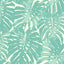 Seabrook Jamaica Teal And White Wallpaper