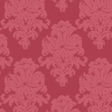Seabrook Montserrat Salmon Pink And Strawberry Wallpaper