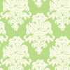 Seabrook Montserrat Olive Green And Off-White Wallpaper