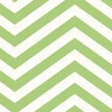 Seabrook Jamaica Chevron Lime Green And White Wallpaper